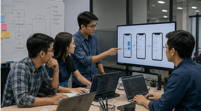 Pengembangan Aplikasi (Web & Mobile Custom)